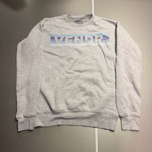 Bayou Blend Vendr Apparel Women's‎ Grey Sweater XS Long Sleeve Crew Neck